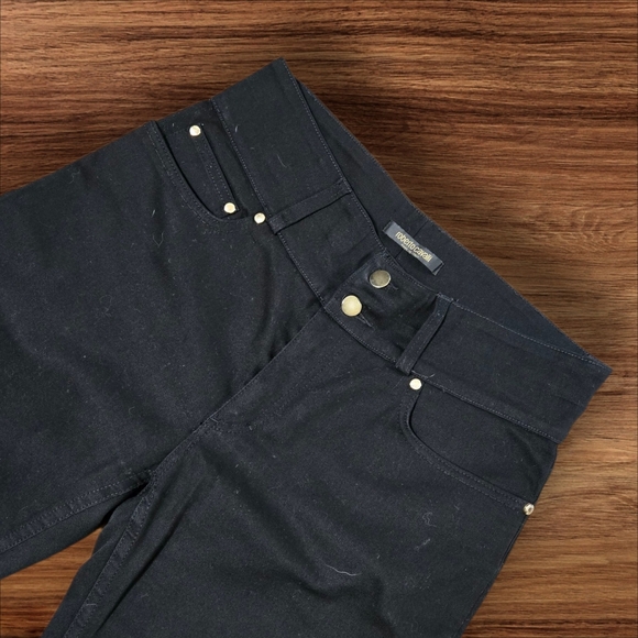 Roberto Cavalli Elegant Black Wide Leg Trousers - Picture 5 of 8